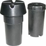 Suspension Bumpers Process: Compression Molding Material: SBR Natural Rubber Features formulated for high impact resistance to pass load deflection test requirements